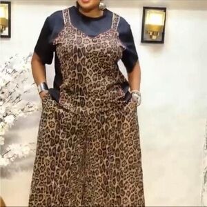 Leopard Print Jumpsuit